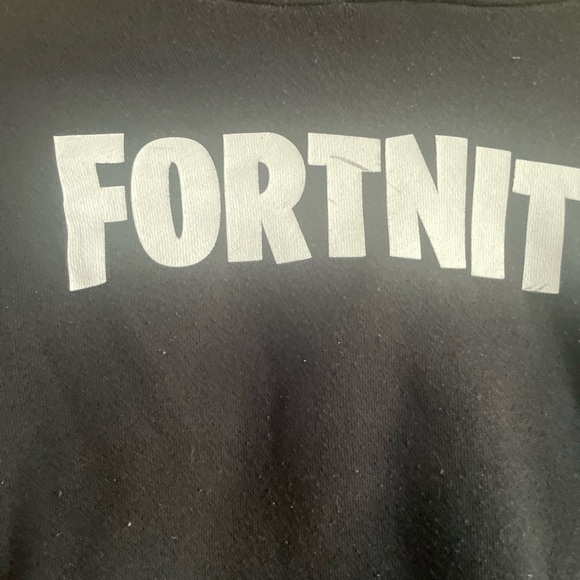 Black Fortnite Hoodie and Shirt Set - Boys Size 8 Medium - Picture 8 of 11